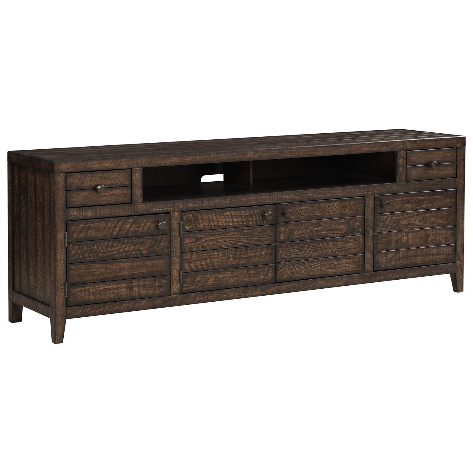 Parker House Tempe TEM84TOB Rustic Modern 84" TV Console Pilgrim